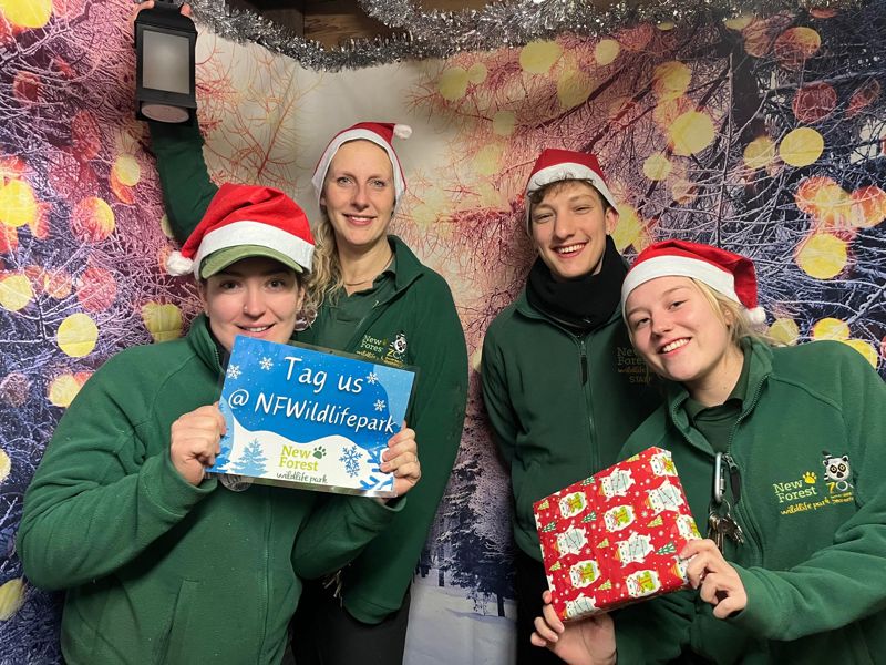 New Forest Wildlife Park Team Picture Dec 2023