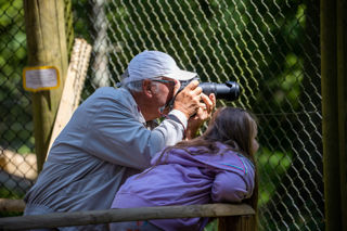 Photographer at the New Forest Wildlife Park